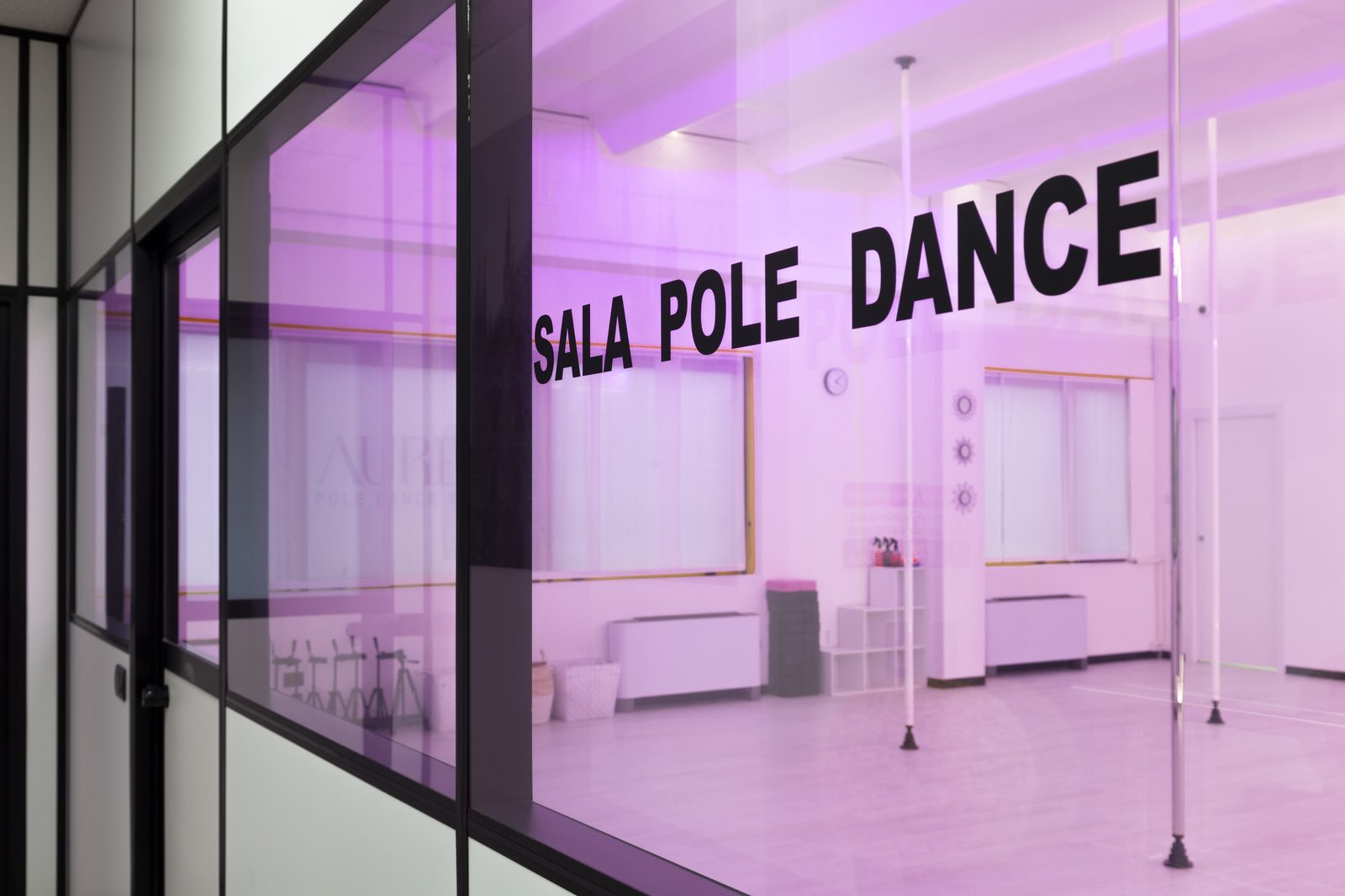 Atmosfera sala pole dance Aurea